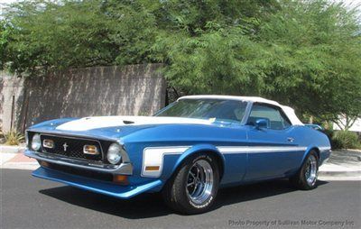 1971 ford mustang convertible 2 from sunny arizona grabber blue nice resto call