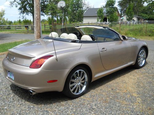 2002 lexus sc-430 nicest you will find, better value, more custom features look!