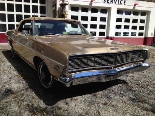 1968 ford galaxie xl convertible big block 390 documented factory ordered car