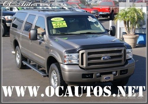 2005 ford excursion diesel 4x4 one owner ca truck!