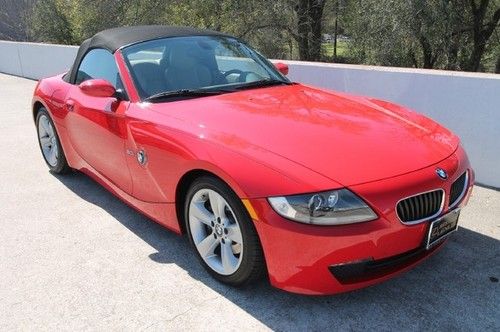 06 convertible red tan leather automatic 3.0l 57k miles texas conv z 4 auto 3.0