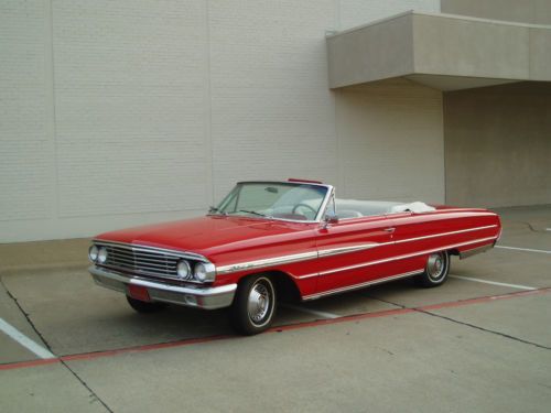 Rare 50 year old classic 1964 ford galaxie 500 convertible