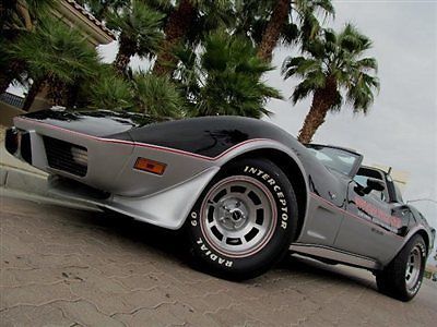 1978 chevrolet corvette indianapolis real pace car california vette no reserve!