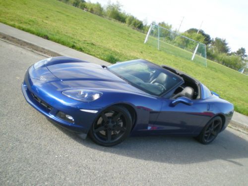 2005 z51 c6 corvette lemans blue/black all options excellent only 57k miles