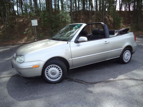 2000 vw cabrio convertible! all power! drives nice! low miles! beetle 2002 2003