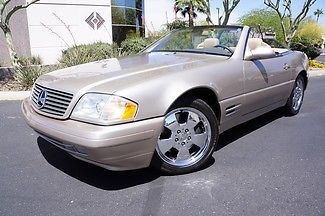 2000 gold sl500 convertible roadster clean carfax like 1998 1999 2001 2002 2003