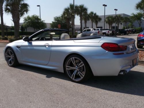 Certified 2013 bmw m6 convertible - 8,864 miles - msrp $135,255.00