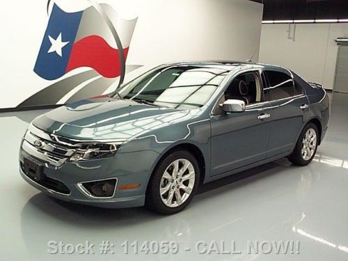 2011 ford fusion sel luxury htd leather sunroof 36k mi texas direct auto