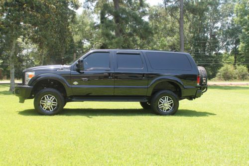 2011 f-250 4x4 king ranch excursion / conversion  a must see !  diesel steal it