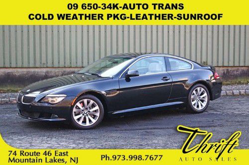 09 650-34k-auto trans-cold weather pkg-leather-sunroof