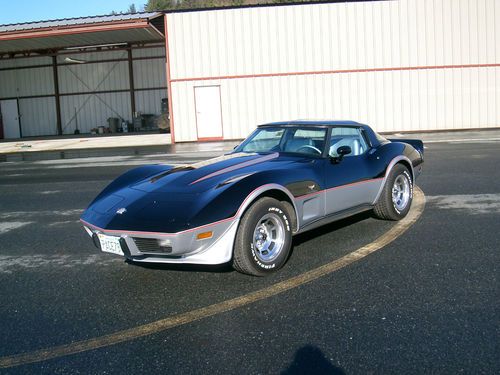 1978 chevrolet corvette indianapolis 500 pace car coupe 2-door 5.7l 9,559 miles