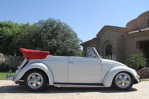 1956 vw bug convertible restored and updated