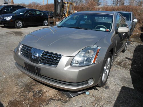 2005 nissan maxima 3.5 se 4dsd repairable wrecked clear title