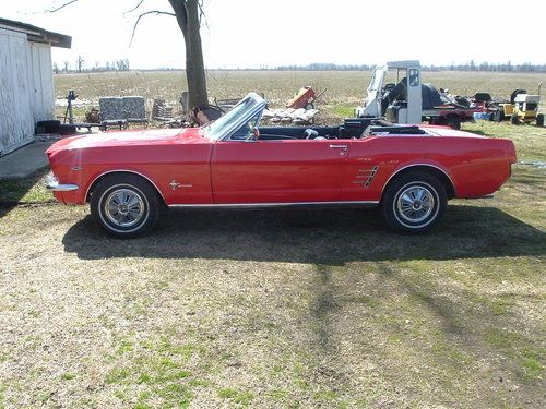 66 convertible--salvage title---rod--rat rod---project