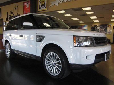 2011 land rover range rover sport white with black interior