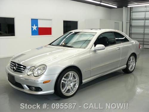 2004 mercedes-benz clk500 coupe sunroof pwr shade 61k texas direct auto