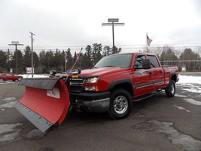 2005 chevy silverado 2500hd 4x4 plow truck 1-owner tow package new tires clean