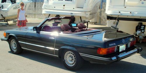 1985 mercedes benz 500sl euro convertible with hardtop