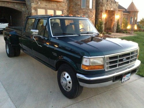 1997 ford f350 xlt crewcab dually powerstroke 7.3 clean low miles 90k