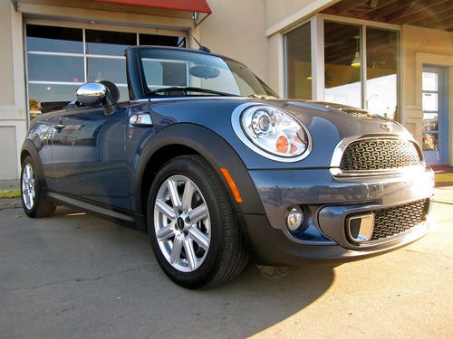 2011 mini cooper s convertible, 1-owner, leather, alloys, power top, more!