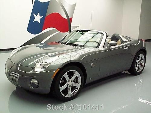 2006 pontiac solstice roadster 5-speed leather only 39k texas direct auto