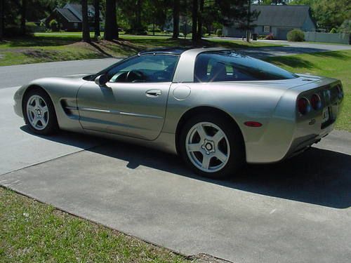 1999 corvette both tops very low miles 12,935