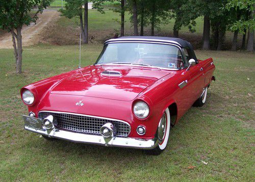 Beautiful 1955 ford thunderbird convertible restored w/hard and soft top
