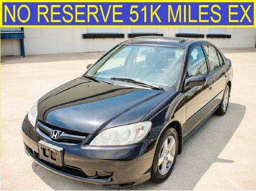 No reserve 51k low miles ex 5-speed 39 mpg sunroof alloys 05 03 02 01 06 corolla