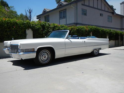 1970 cadillac deville convertible restored excellent california car low reserve