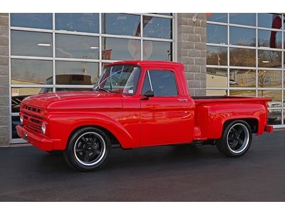 1966 custom short bed pickup resto-mod, fuel injected, disc brakes, leather