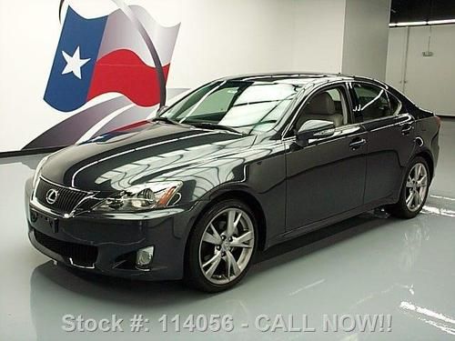2010 lexus is 250 auto sunroof paddle shifters 18's 19k texas direct auto