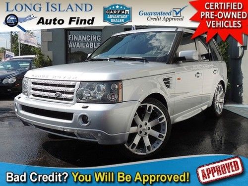 06 land rover range rover hse leather navi 4x4 sunroof hid 22 wheels sport