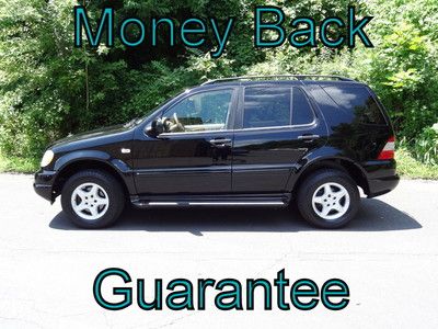 Mercedes-benz ml320 awd leather sunroof power heated seats cd changer no reserve