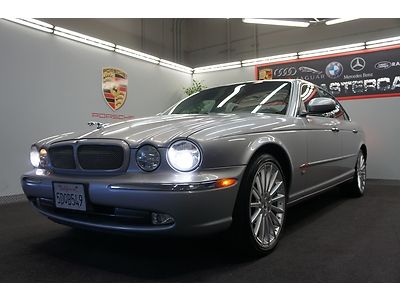 2004 jaguar xjr silver supercharged leather xenon very nice &amp; clean sedan