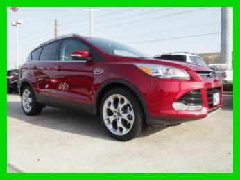 2014 used ford esacpe,save $$$,1,000 miles,red on tan leather