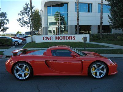 2005 porsche carrera gt / cgt / 1 owner / just serviced + inspected / guards red