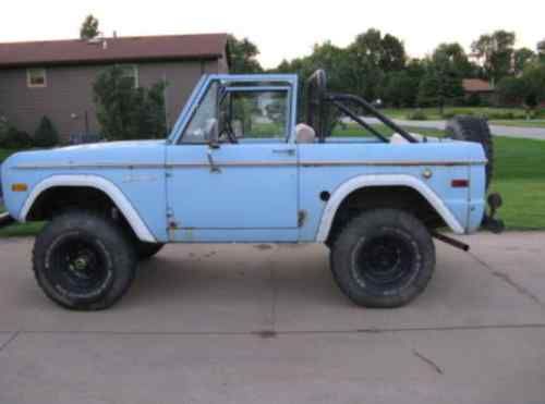 1972 ford bronco old school body style