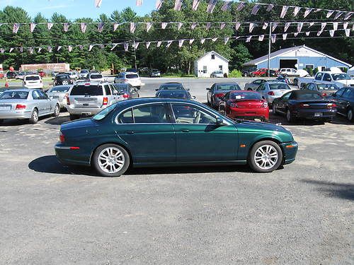 2003 jaguar s type, green exterior,  salvage / water damage