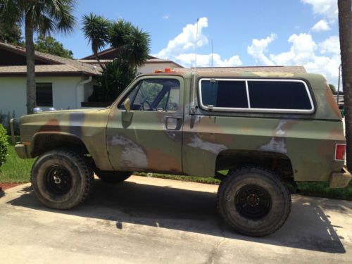Great truck for off road or hunting.  86 4x4 k5 diesel blazer.  7500# winch, air