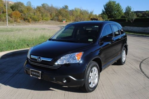 07 honda cr-v ex-l leather heated seats sunroof cd one owner low miles