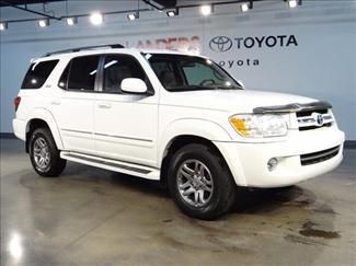 2005 toyota sequoia sr5 2wd natural white tan leather jbl audio low reserve