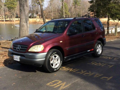 1998 mercedes ml 320 loaded records excellent condition well maintained