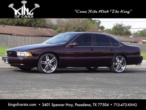 Ss 1996 chevrolet impala ss clean 2 owner carfax navigation we finance