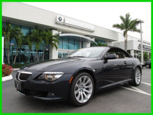 10 certified monaco blue 4.8l v8 650-cic i convertible *leather dash *low miles