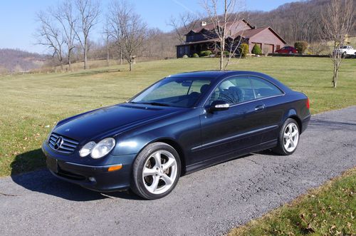 2004 mercedes benz clk 320 coupe ~gray/black~72kmiles~fullyloaded~sunroof~
