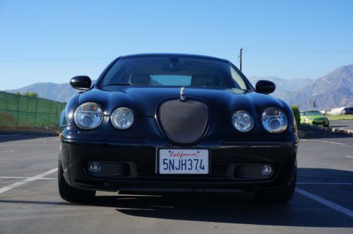 Jaguar s type r only 54k super charged 420hp.. fast fun. deville..elegant.