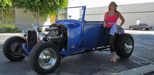 1929 ford hot rod highboy roadster !