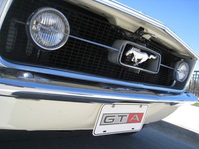 1967 ford mustang gta s-code 390 coupe auto with disc brakes