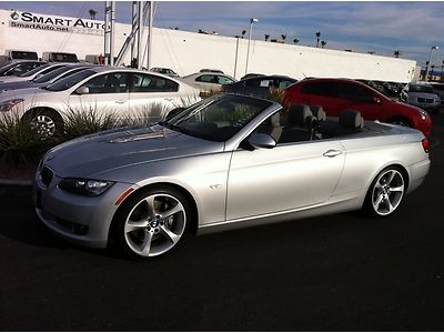 335i, twin-turbo, hard top convertible, leather, factory warranty