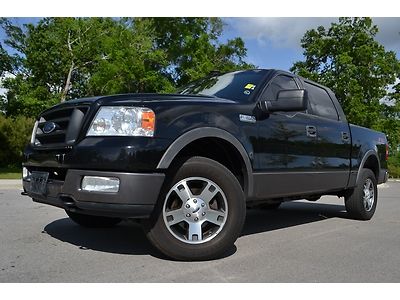 2004 ford f-150 supercrew fx4 roof leather camper shell